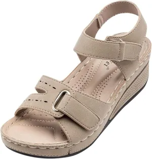 Orthopedic Sandals for Women Dressy Comfortable Walking Sandals with Arch Support Summer Sandals Casual Wedge Sandals