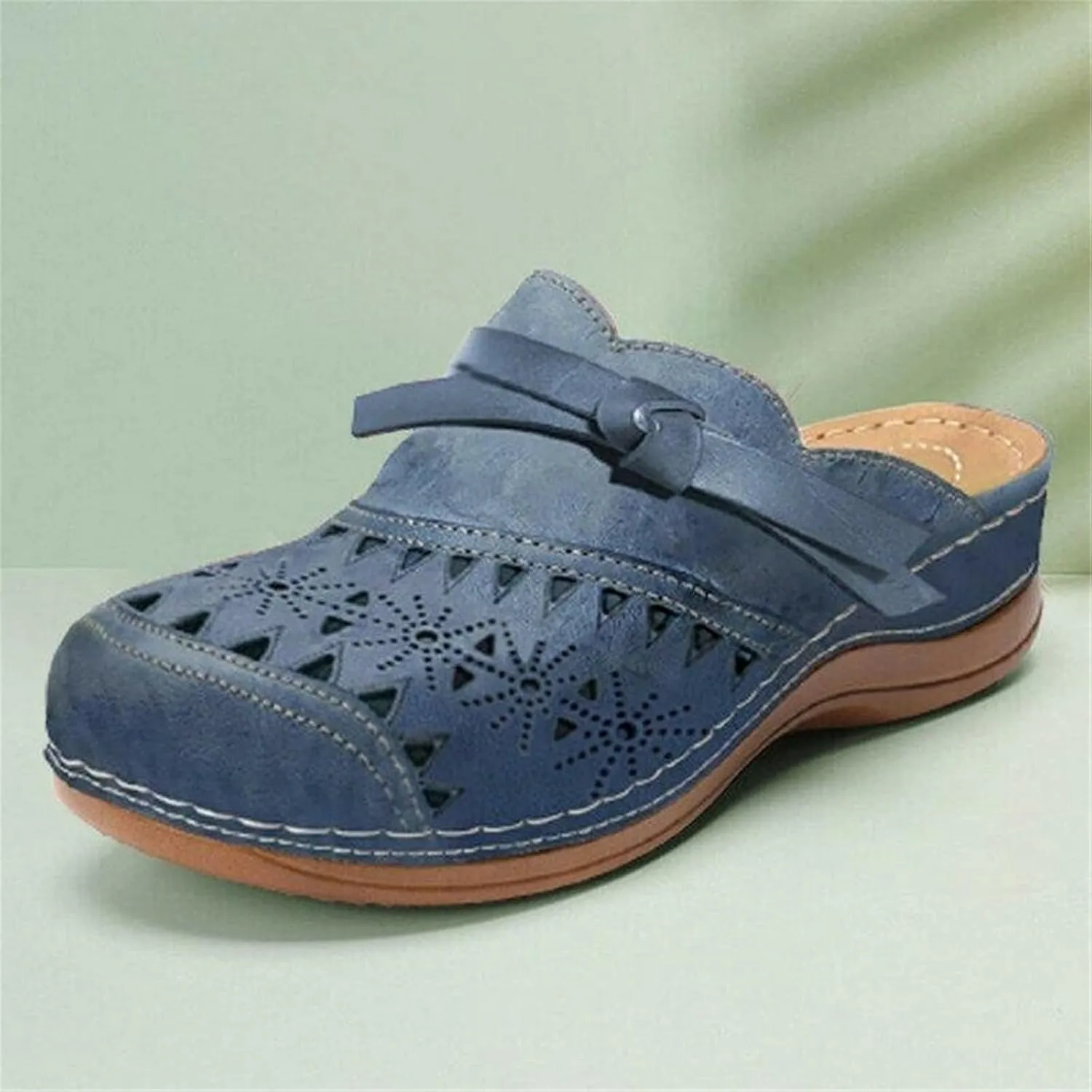 Orthopedic Sandals for Women,Arch Support Anti-Slip Summer Sandal Beach Bohemia Comfortable Platform Outdoor Flats Shoes