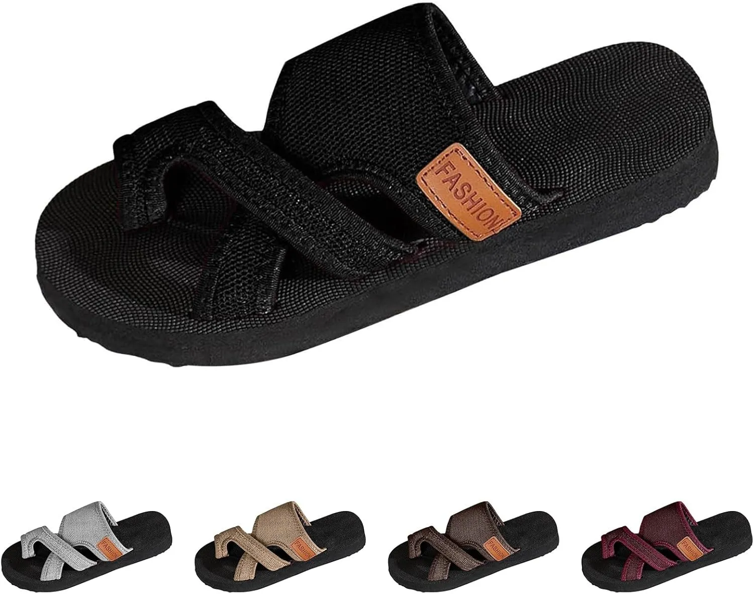 Orthopedic Slippers Wedge Sandals for Women 2025 Arch Support Hollow Breathable Flowers Sandals Fish Mouth Open Toe Slippers Summer Beach Casual Women's Walking Shoes