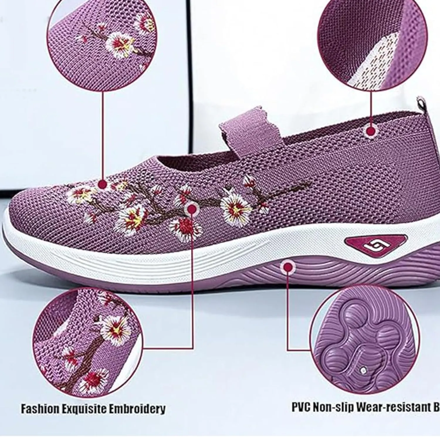 Orthopedic Sneakers for Women Slip On Nurse Babe Shoes Ortho Pro Comfort Wear Orthowear Shoes Comfortwear Ortho Shoe Plantar Fasciitis Fashion Sneakers Wide Width Arch Support Walking Lightweight