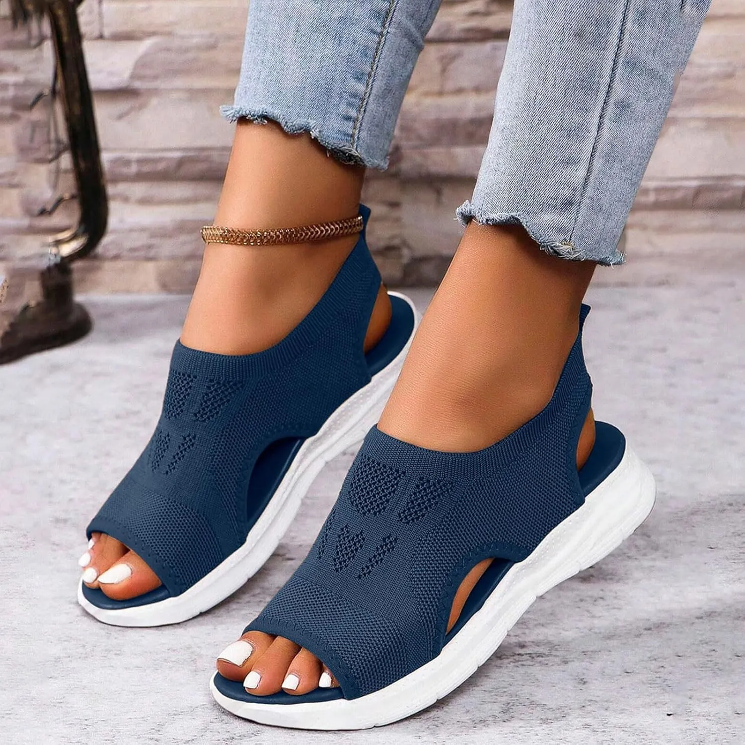 Orthowalkway Womens Sandals, Orthowalkway Womens Shoes, Walking Sandals Women Arch Support Summer Comfortable Shoes