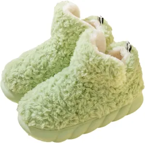 Our Lovely Fleece Booties, 2023 New Women's Comfort Warm Bootie Slippers, Winter Indoor Outdoor Fleece Booties