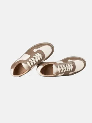 Palermo Sneaker - Taupe/White