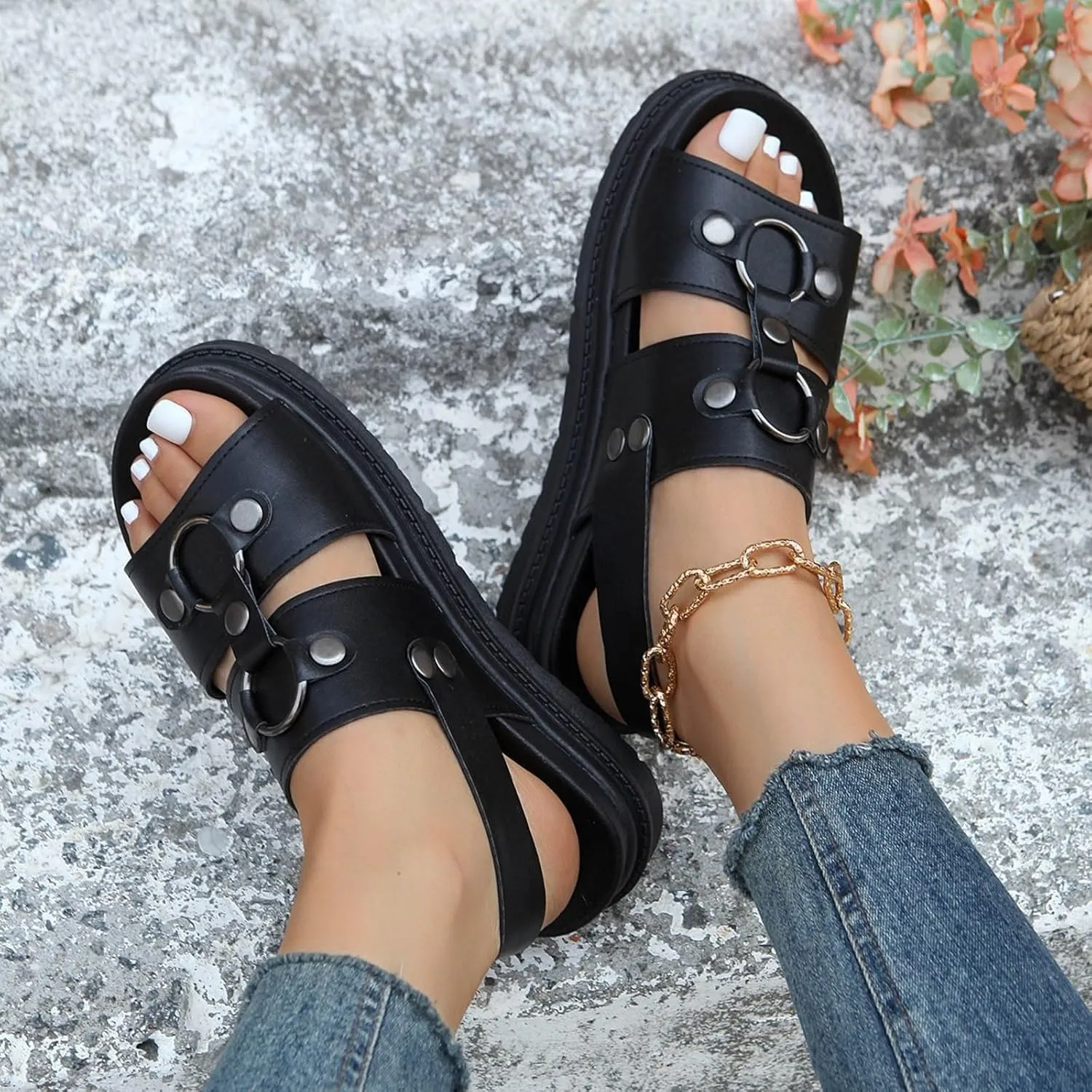 Platform Sandals for Women Womens Orthopedic Sandals Comfortable Summer Platform Casual Dress Women Sandal