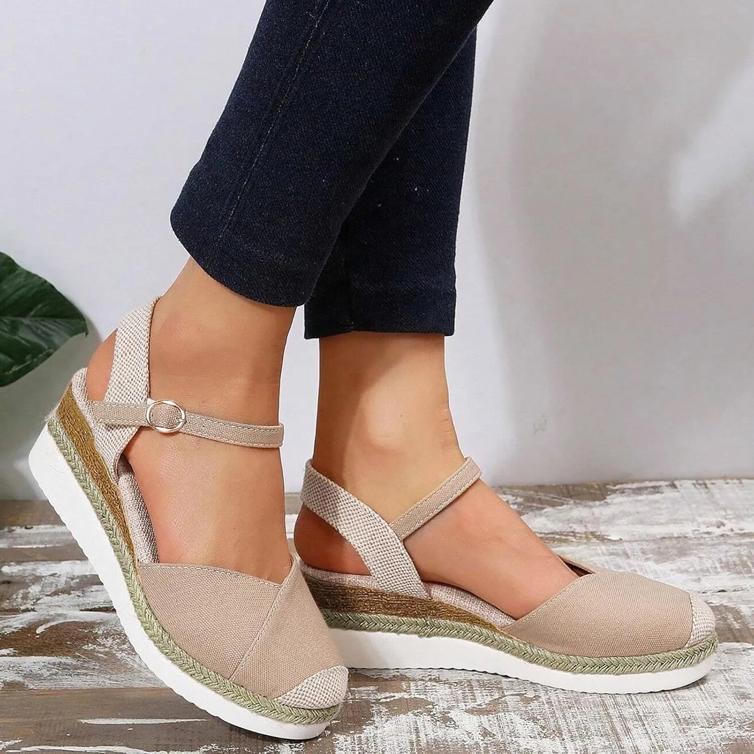 Platform Sandals Open Toe Flatform Wedge Casual Sandal Womens Silver Wedges Open Toe Wedge Sandals for Women