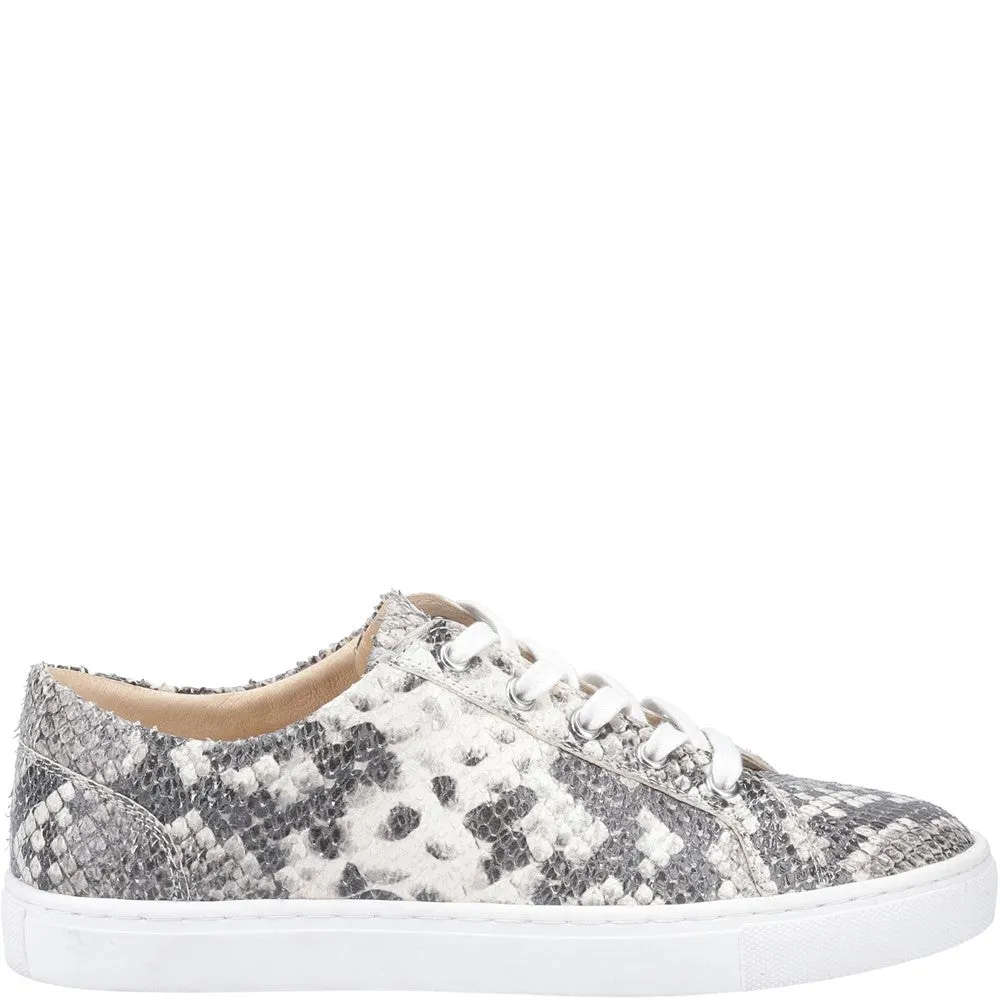 Python Print Tessa Lace-Up Trainers
