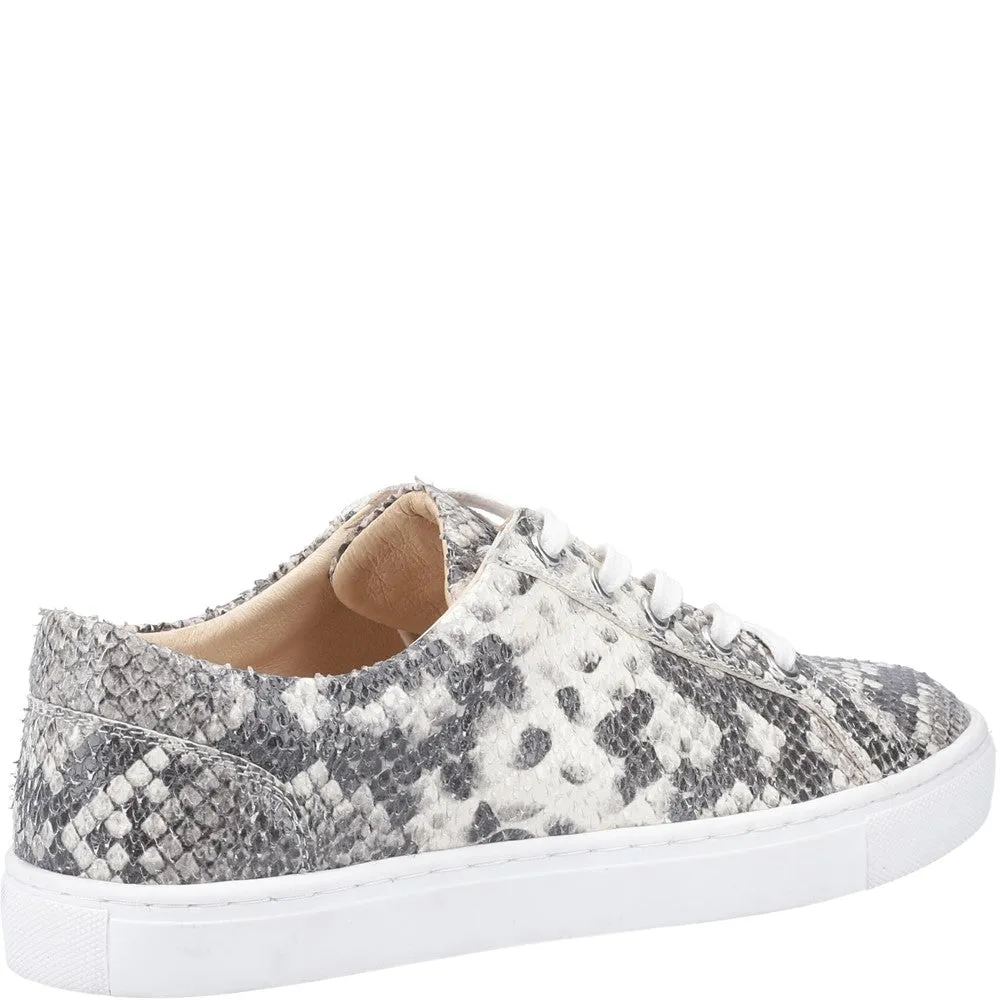Python Print Tessa Lace-Up Trainers