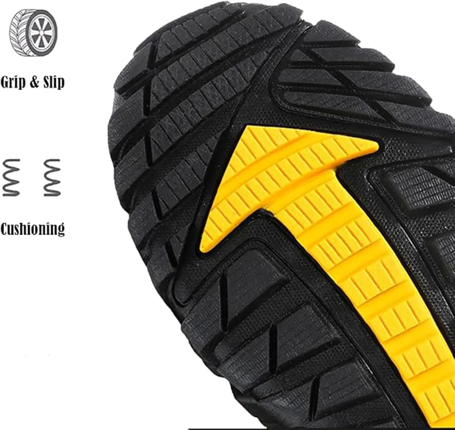 Quick Dry Water Shoes for Outdoor Hiking/Climbing - Men's Lightweight Breathable Sneakers and Women's Fashionable Travel Sneakers,Black-41