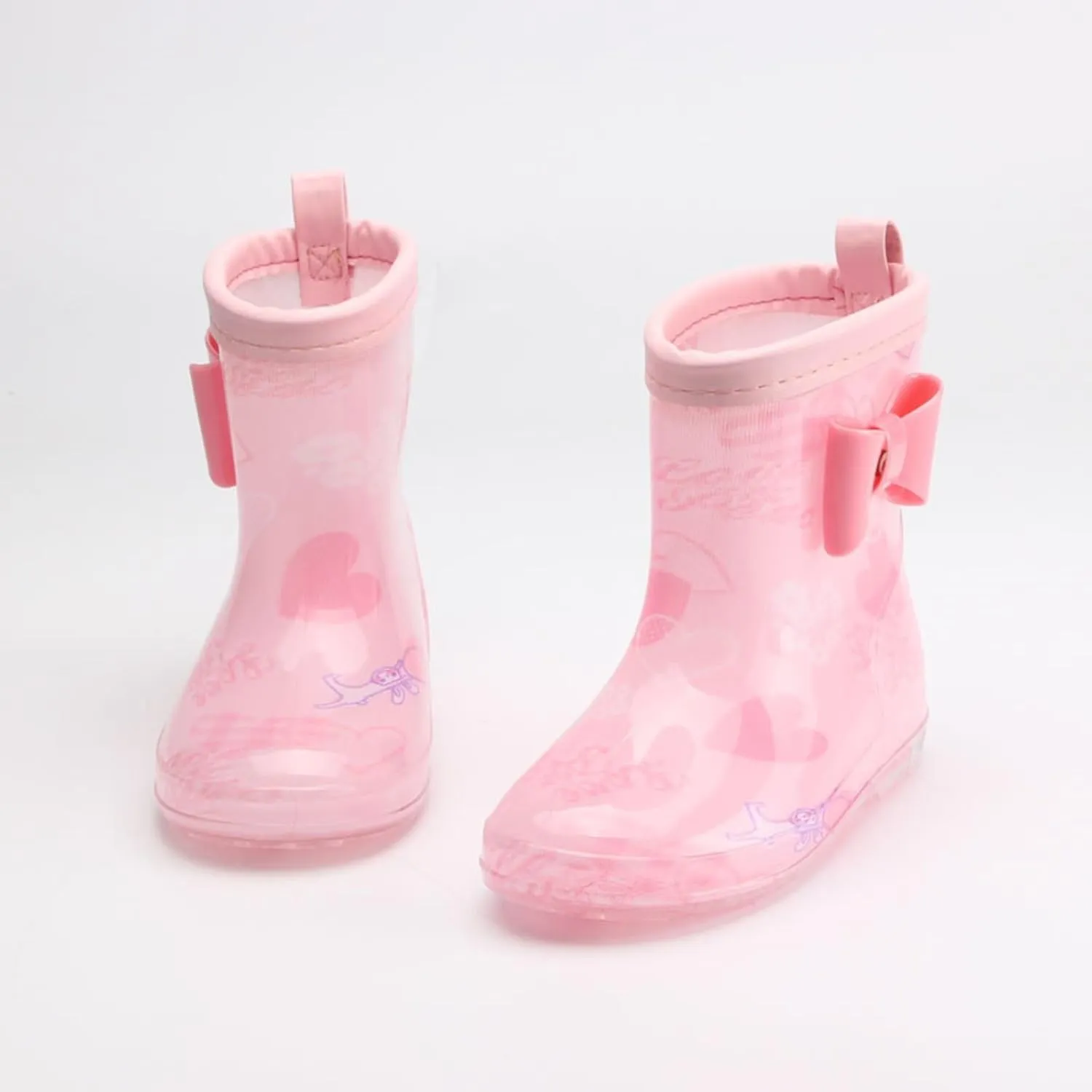 Rain Boots For Boys Toddler Kids Rainbow Rubber Boots Toddler Boy Rain Boots With Bowknot Rain Boots Toddler Boy