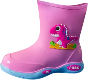 Rain Boots Girls Boys Kids Cartoon Baby Rubber Boots Toddler Waterproof Garden Shoes for Outdoor Big Boys Winter Boots