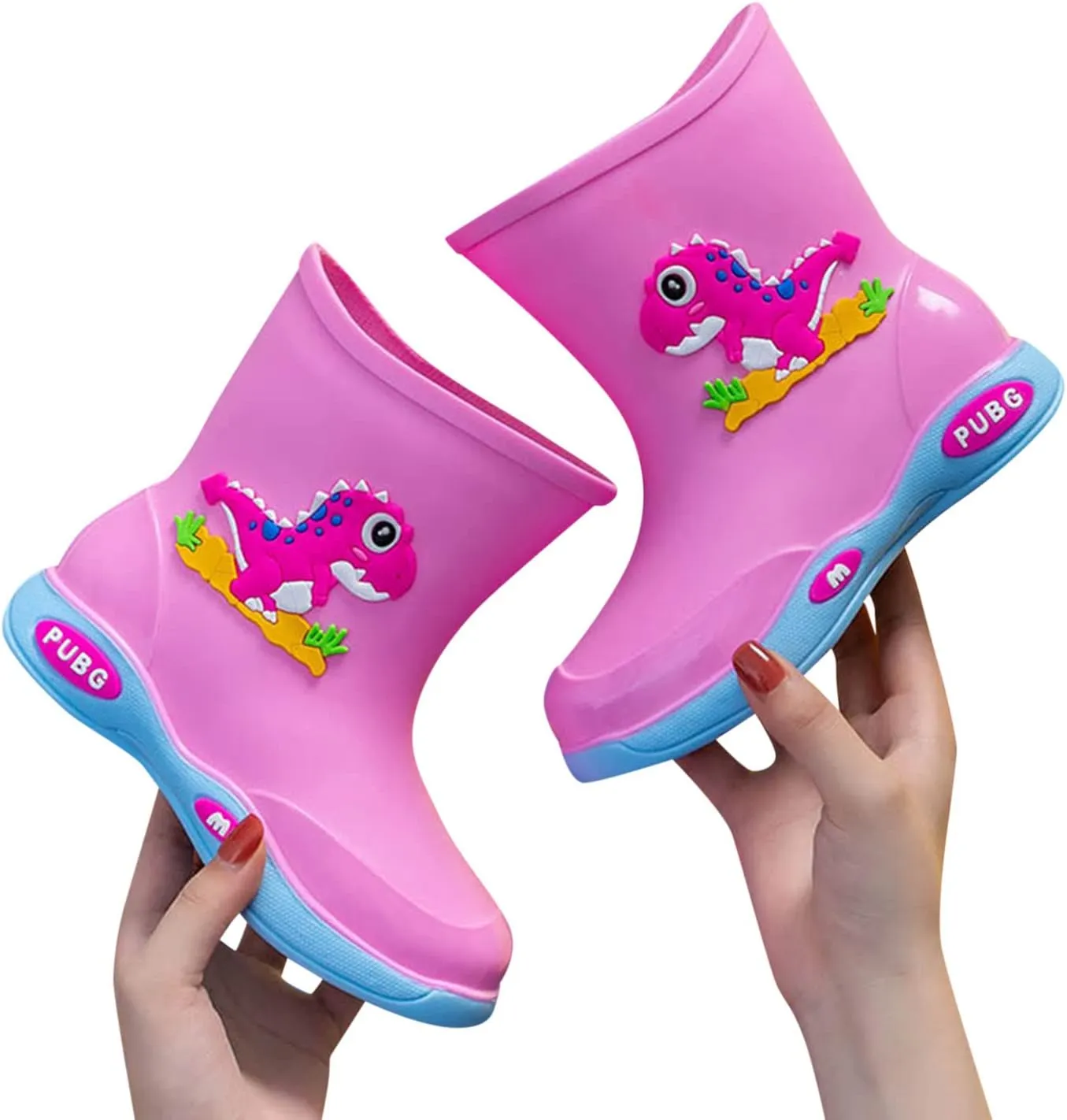 Rain Boots Girls Boys Kids Cartoon Baby Rubber Boots Toddler Waterproof Garden Shoes for Outdoor Big Boys Winter Boots