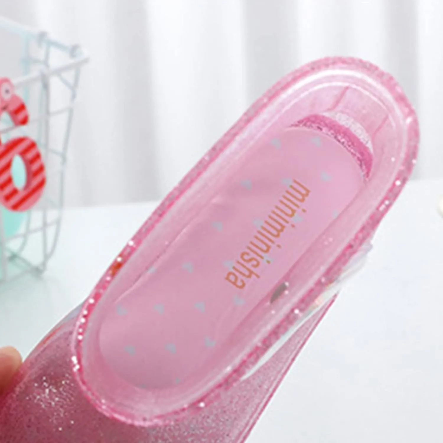 Rain Boots Kids Toddler Kids Waterproof Rain Boots Light Infant Boys Girls PVC Rain Boots (Pink, 18-24 Months)