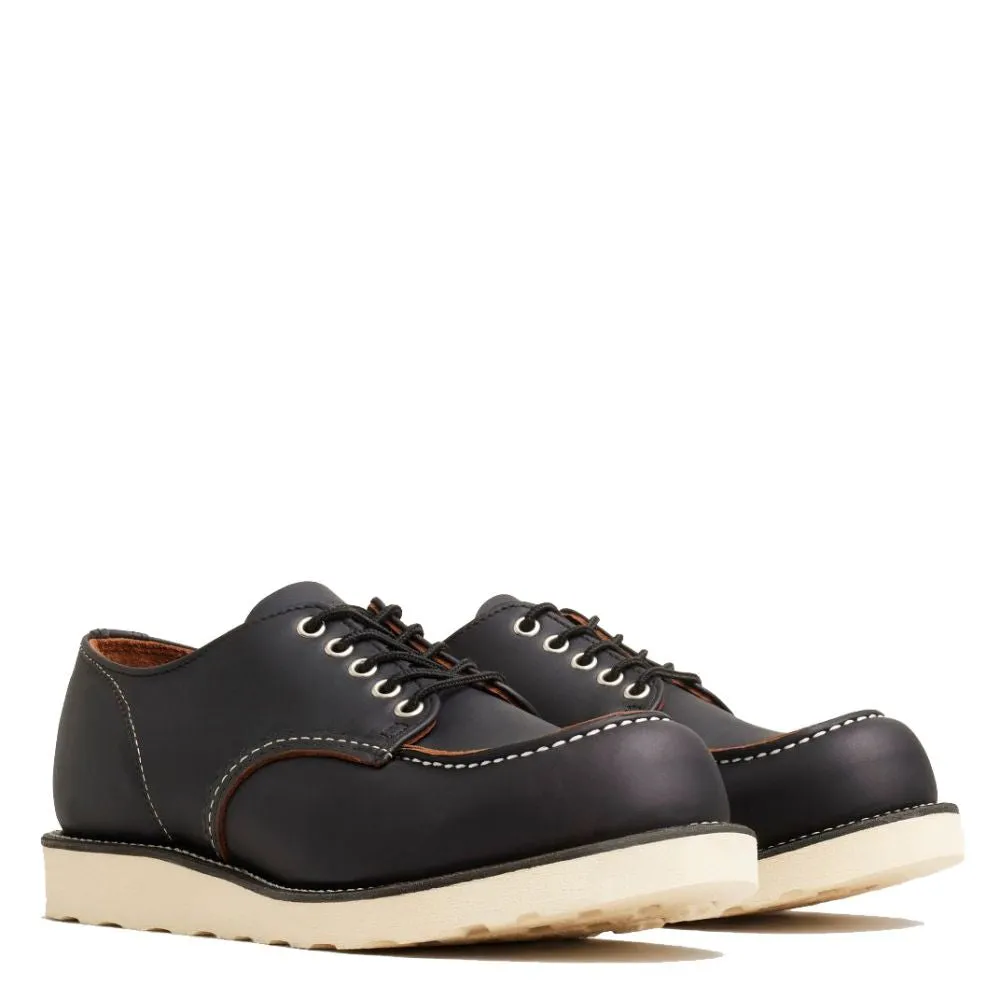 Red Wing Men's Moc Oxford 8090 in Black Prairie Leather (D Width)