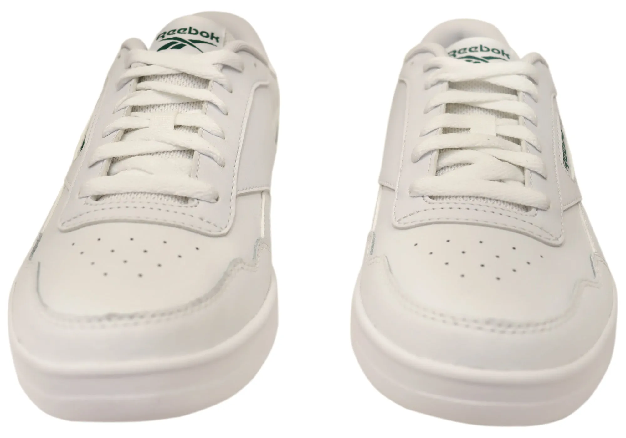 Reebok Court Advance Mens Comfortable White Lace Up Sneakers