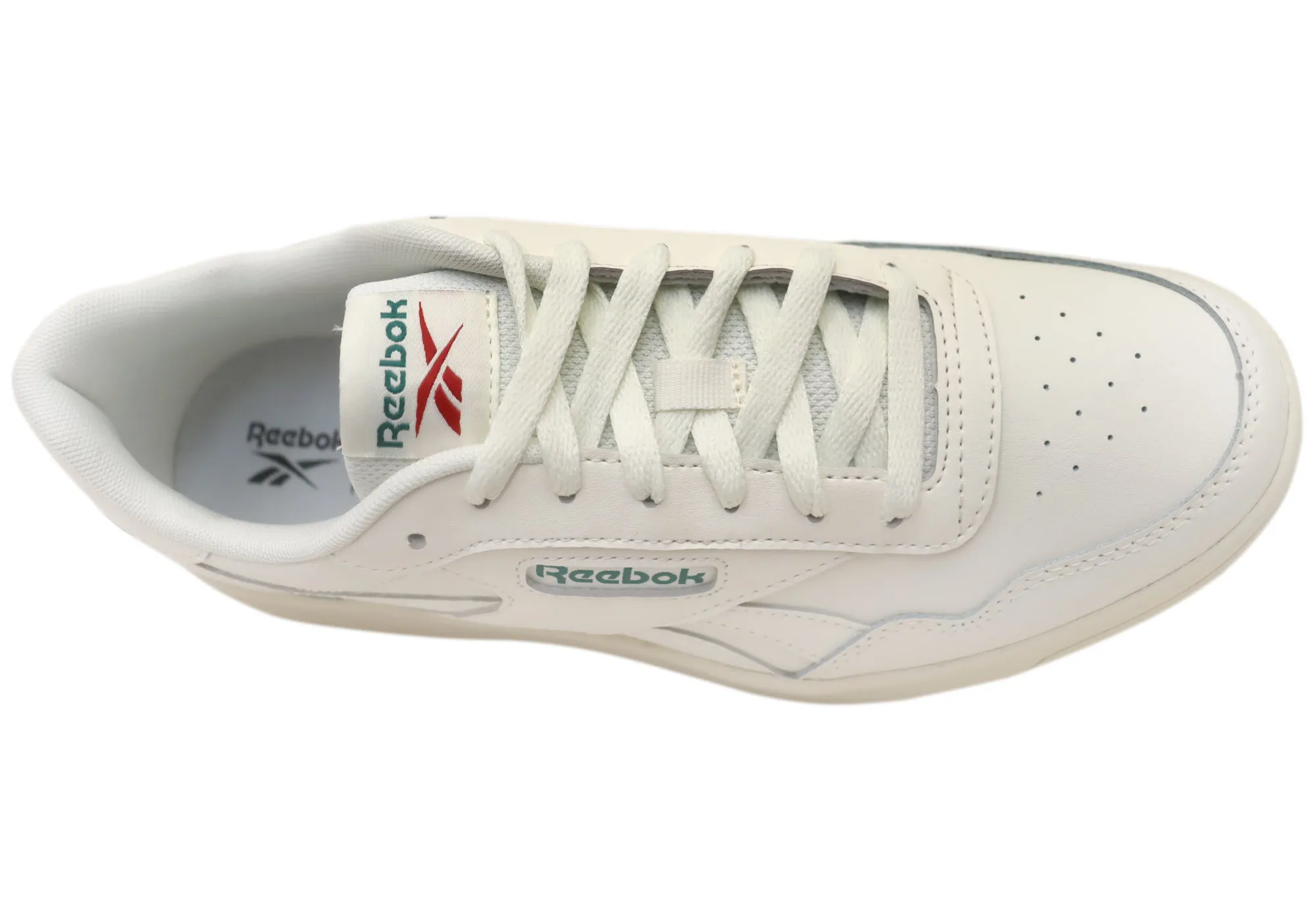 Reebok Court Advance Womens Comfortable Lace Up Sneakers