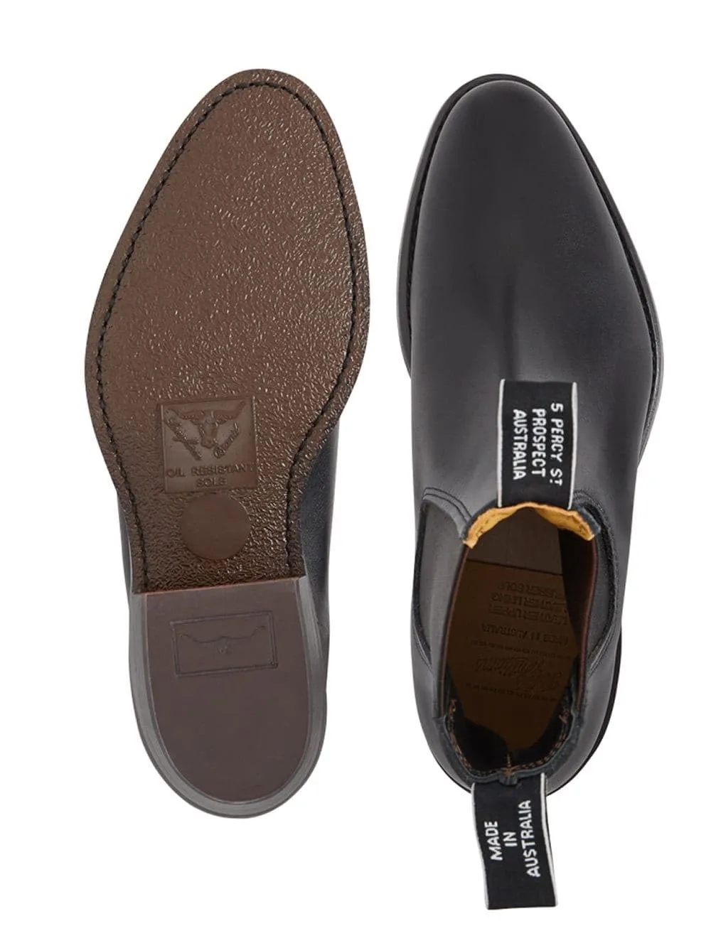 R.M.Williams - Comfort Lady Yearling - Painted Edge - Black