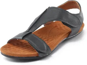 Sandals for Women 2024 Orthopedic Flat Arch Massage Summer Walking Beach Shoes Dressy Arch Support Flat Slip on Sandals