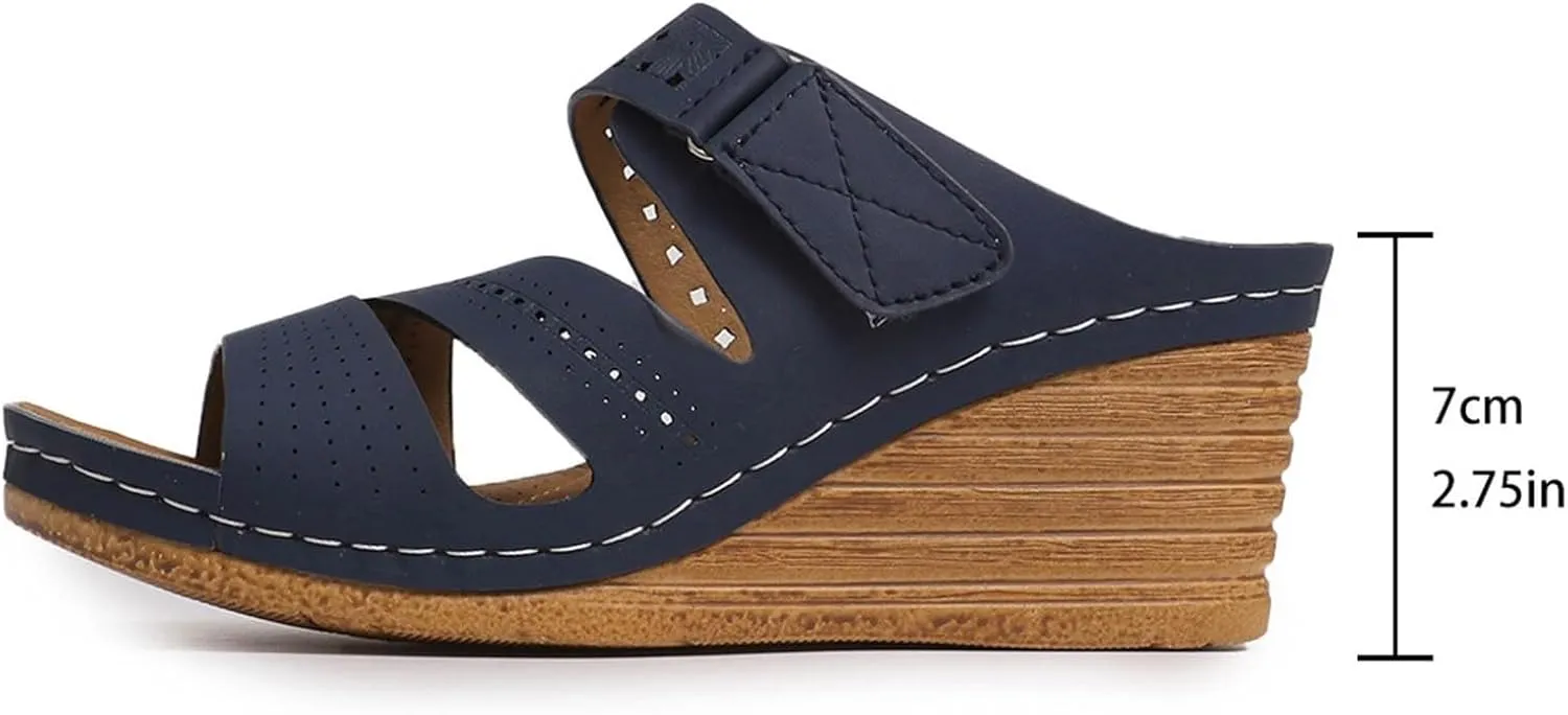 Sandals Wedge for Women Low Wedge Sandals for Women Casual Women's Sandal Dressy Summer Shoes for Womens 2025