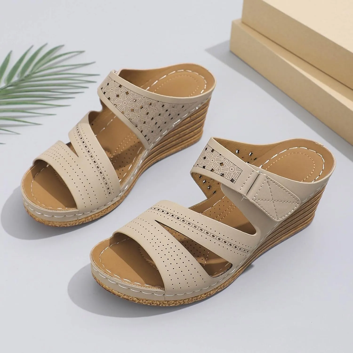 Sandals Wedge for Women Low Wedge Sandals for Women Casual Women's Sandal Dressy Summer Shoes for Womens 2025