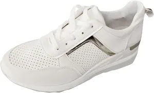 SBGMoSJ Womens Wide Casual Shoes Zapatos para Mujer C??Modos Tenis Womens White Leather Slip On Sneakers Womens Shoes Sneakers Wide Toe Box Comfy Open Toe Flats Shoes Women Dressy Cute
