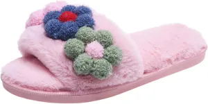 SBGMoSJ Womens Winter Slippers Clogs Ladies Slippers Winter Disposable House Slippers Funny Slippers for Adults Men Pencil Christmas Tree Gifts for Her 2023