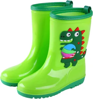 sfdgfhyf Kids Rain Boots Toddler Rain Shoes Children aterproof Boots for Boys and Girls Infant Rainboots