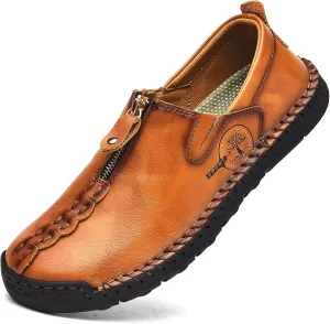 Shaire Men's Loafers Slip-On Shoes Classic Comfort with Memory Foam Casual Driving Moccasins