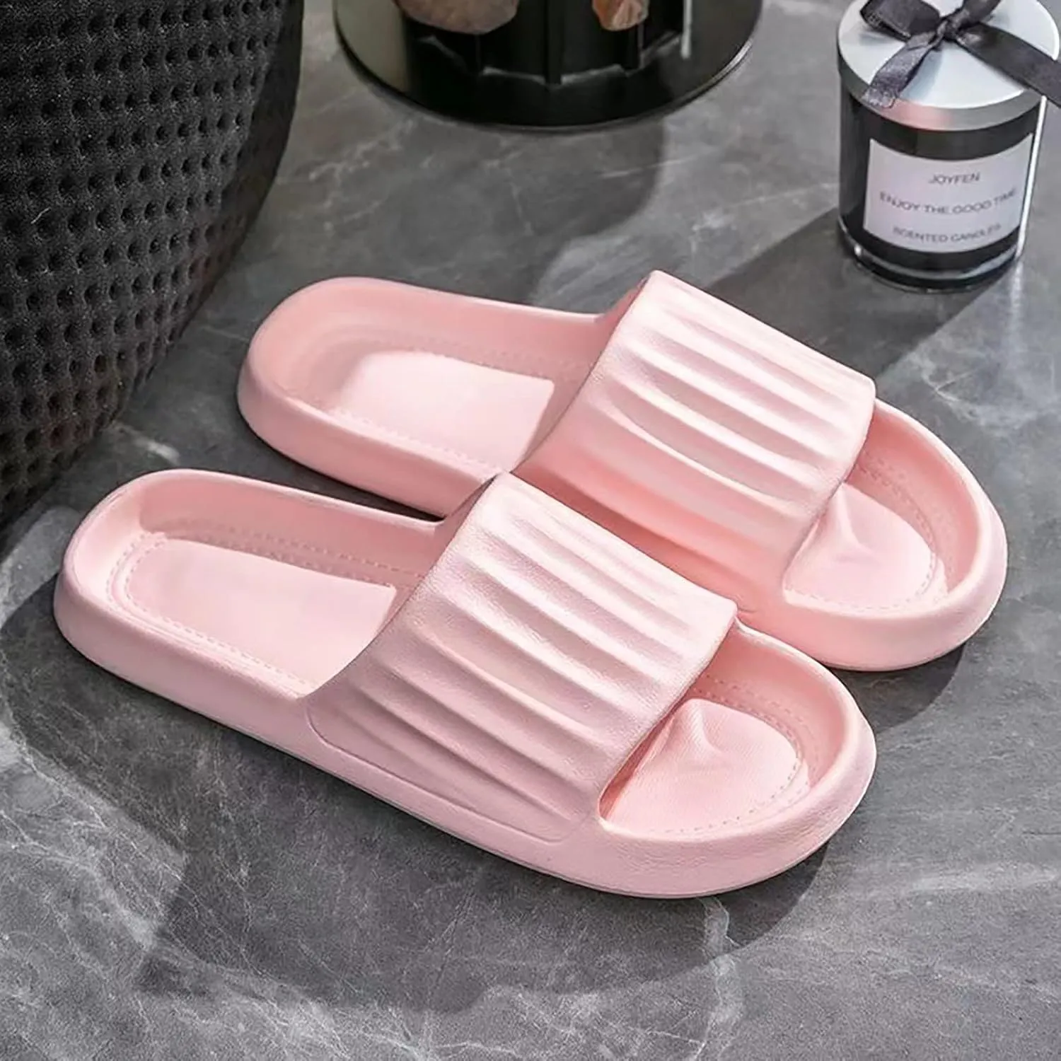 Shower Shoes Travel Slippers for Women Foldable Non Slip Quick Drying Bathroom Slippers for Women Men