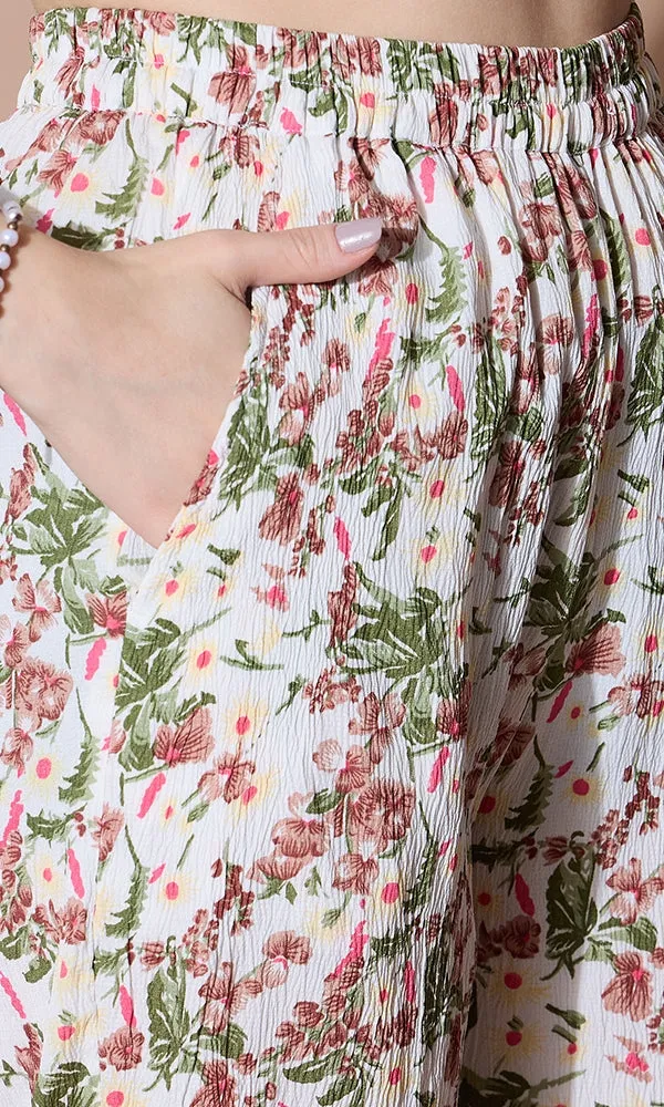 SHWET PRINTED SHIRT COORD SET