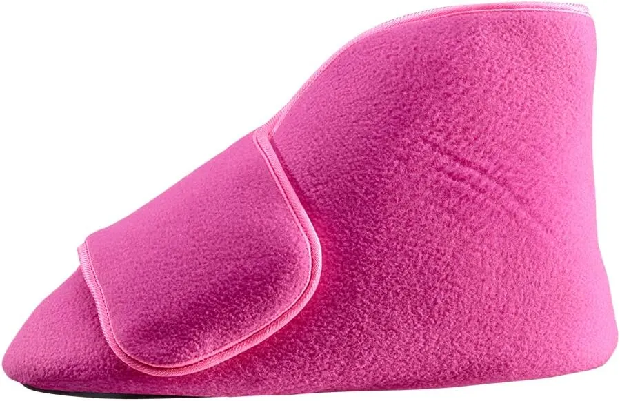Silvert's Adaptive Clothing & Footwear Mens & Womens Extra Wide Soft Fleece Diabetic Bootie Slippers for Seniors