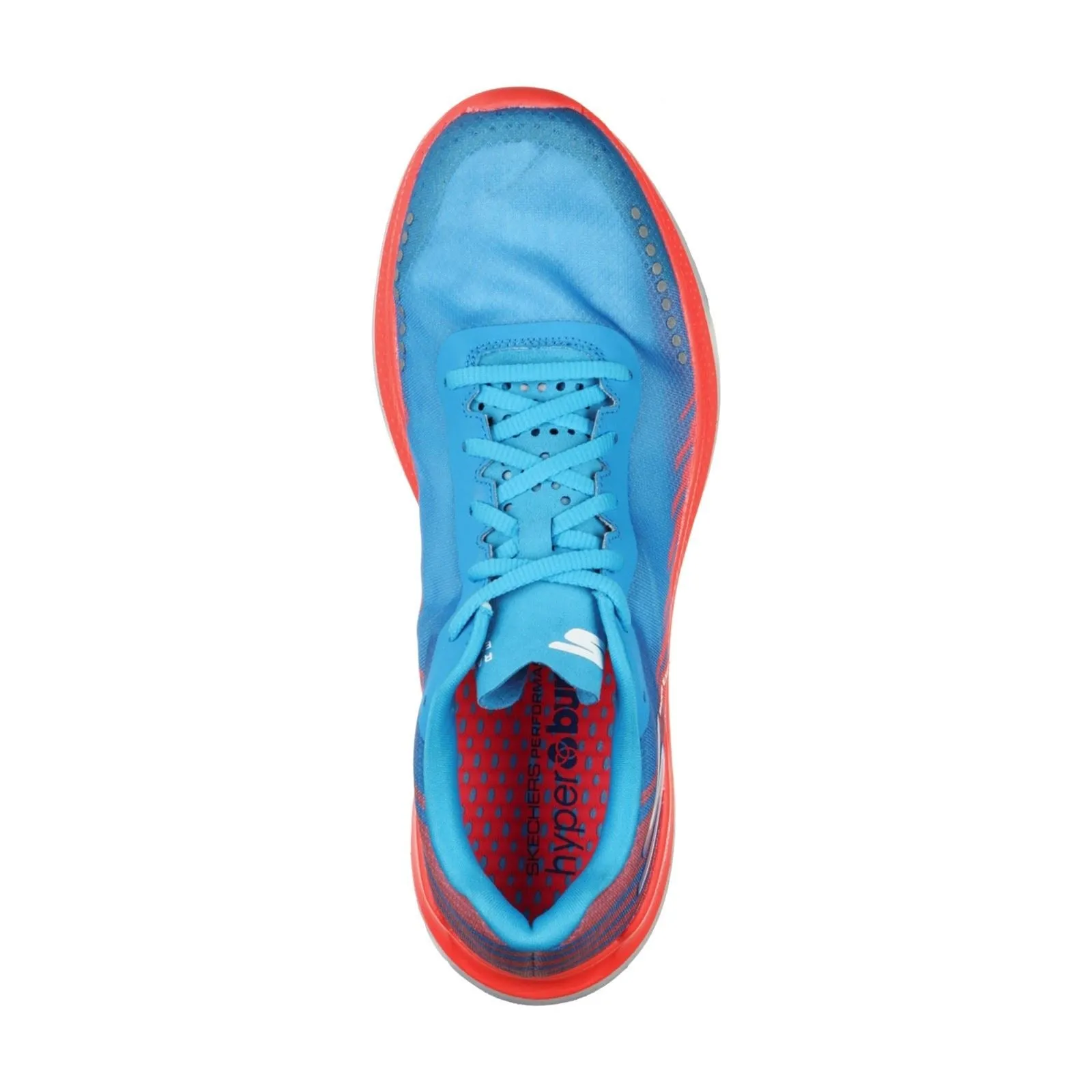 Skechers (GAR172004) Women's Go Run Razor Excess Sports Shoes in Blue/Coral 3 to 8