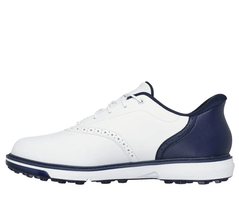 Skechers Men's GO GOLF Prestige SL Spikeless Slip-Ins Golf Shoes - White/Navy