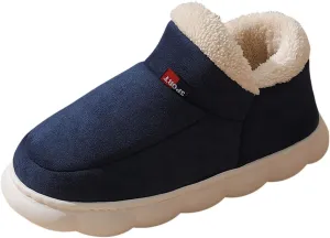 Slippers for Girls, Winter Fuzzy Thickened For Non-Slip Warm Indoor Outdoor House Shoes Anti-Slip Sole Booties