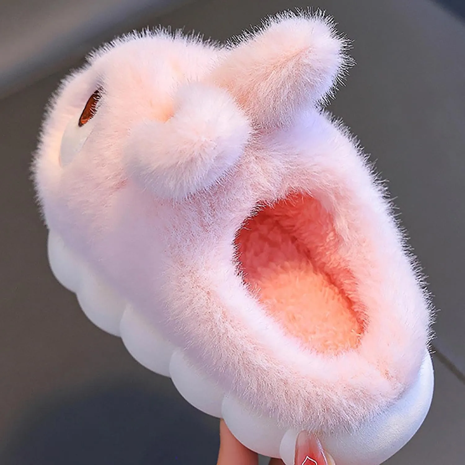 Small Girls Slippers Children Boys Girls Winter Slippers Anti Slip Indoor Shoes Big Kids Adult Girls Toddlers Slippers