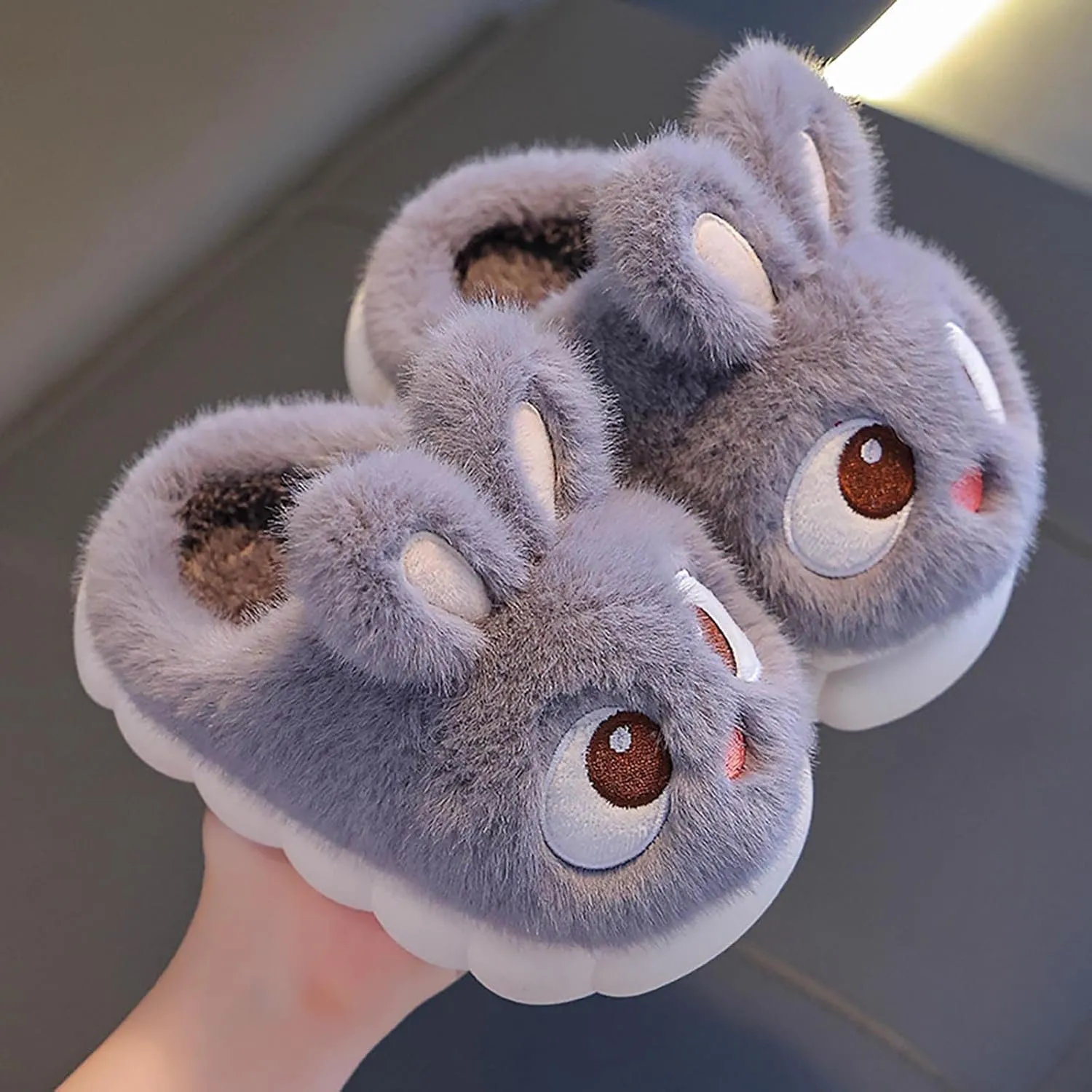 Small Girls Slippers Children Boys Girls Winter Slippers Anti Slip Indoor Shoes Big Kids Adult Girls Toddlers Slippers