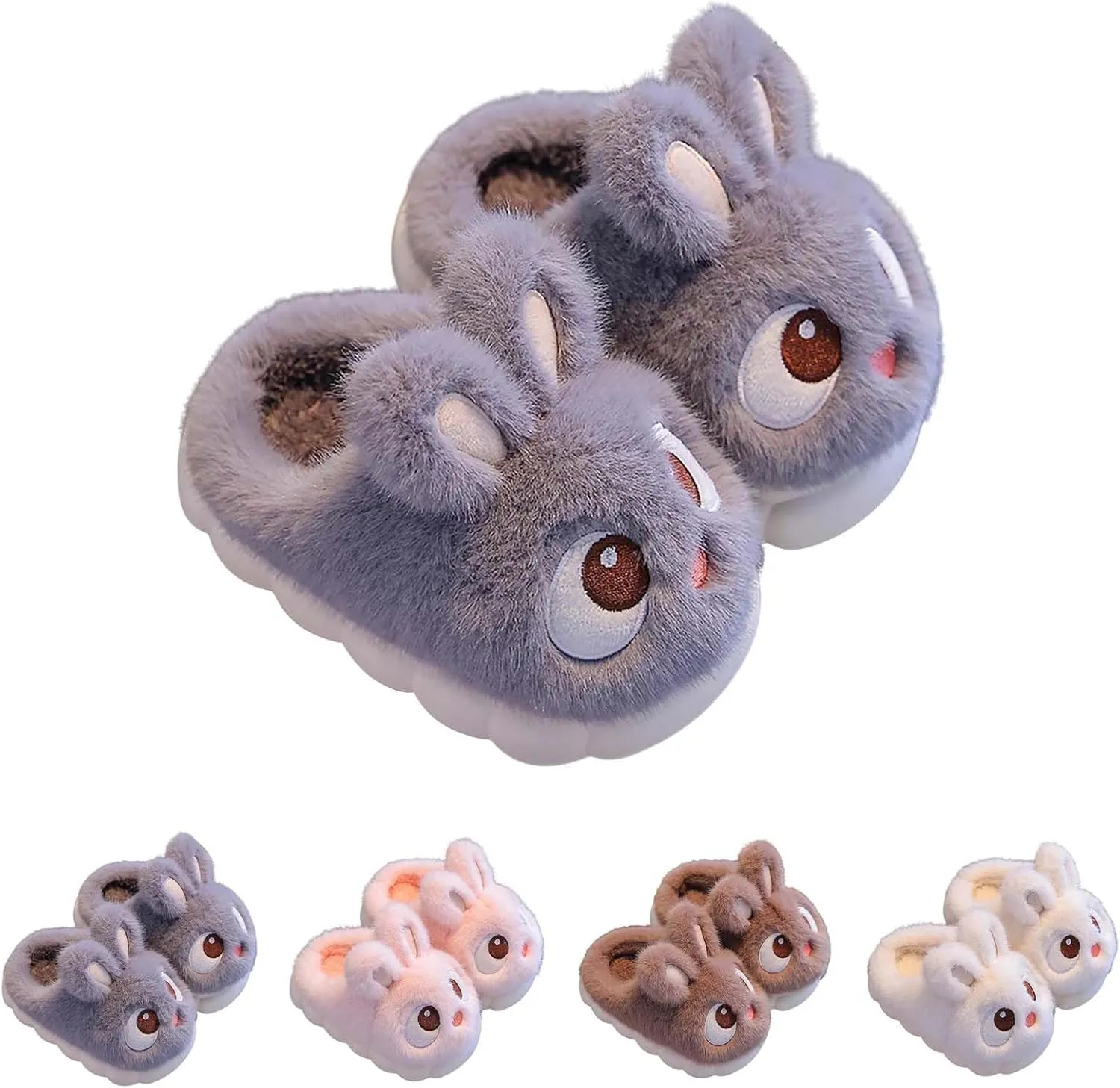 Small Girls Slippers Children Boys Girls Winter Slippers Anti Slip Indoor Shoes Big Kids Adult Girls Toddlers Slippers