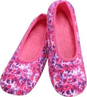 Snoozies 2 Dye for Tie Dye Ballet Slippers - Tie Dye Slippers for Women
