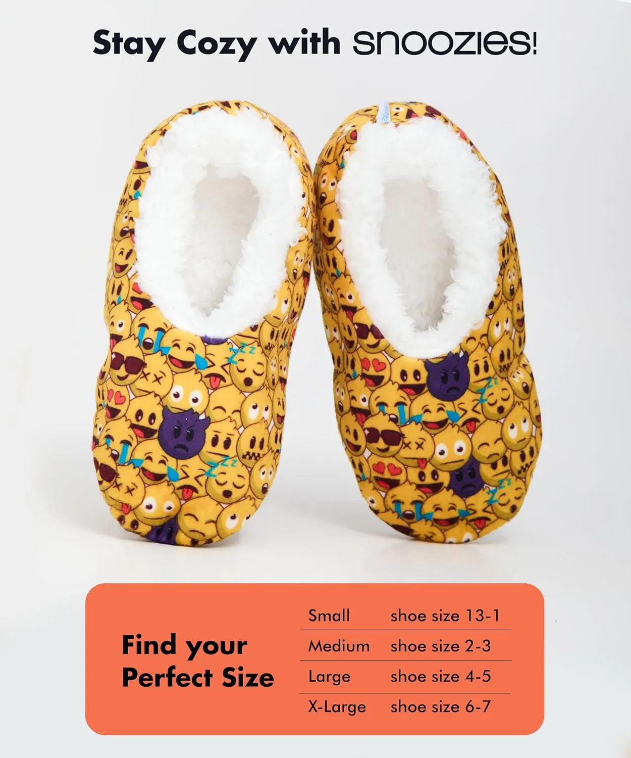 Snoozies Kids Slippers with Sherpa Fleece Lining and Non-Skid Sole, House Slippers for Kids, Girls, and Boys Size 13-5