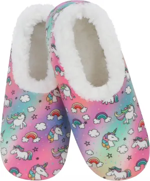 Snoozies Kids Slippers with Sherpa Fleece Lining and Non-Skid Sole, House Slippers for Kids, Girls, and Boys Size 13-5