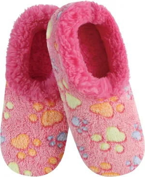 Snoozies Slipper Socks for Women Indoor, Cozy Sherpa-Lined Womens Slippers Non-Skid, Ladies Gifts