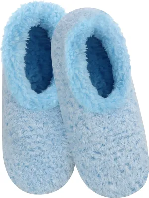 Snoozies Slipper Socks for Women Indoor, Cozy Sherpa-Lined Womens Slippers Non-Skid, Ladies Gifts