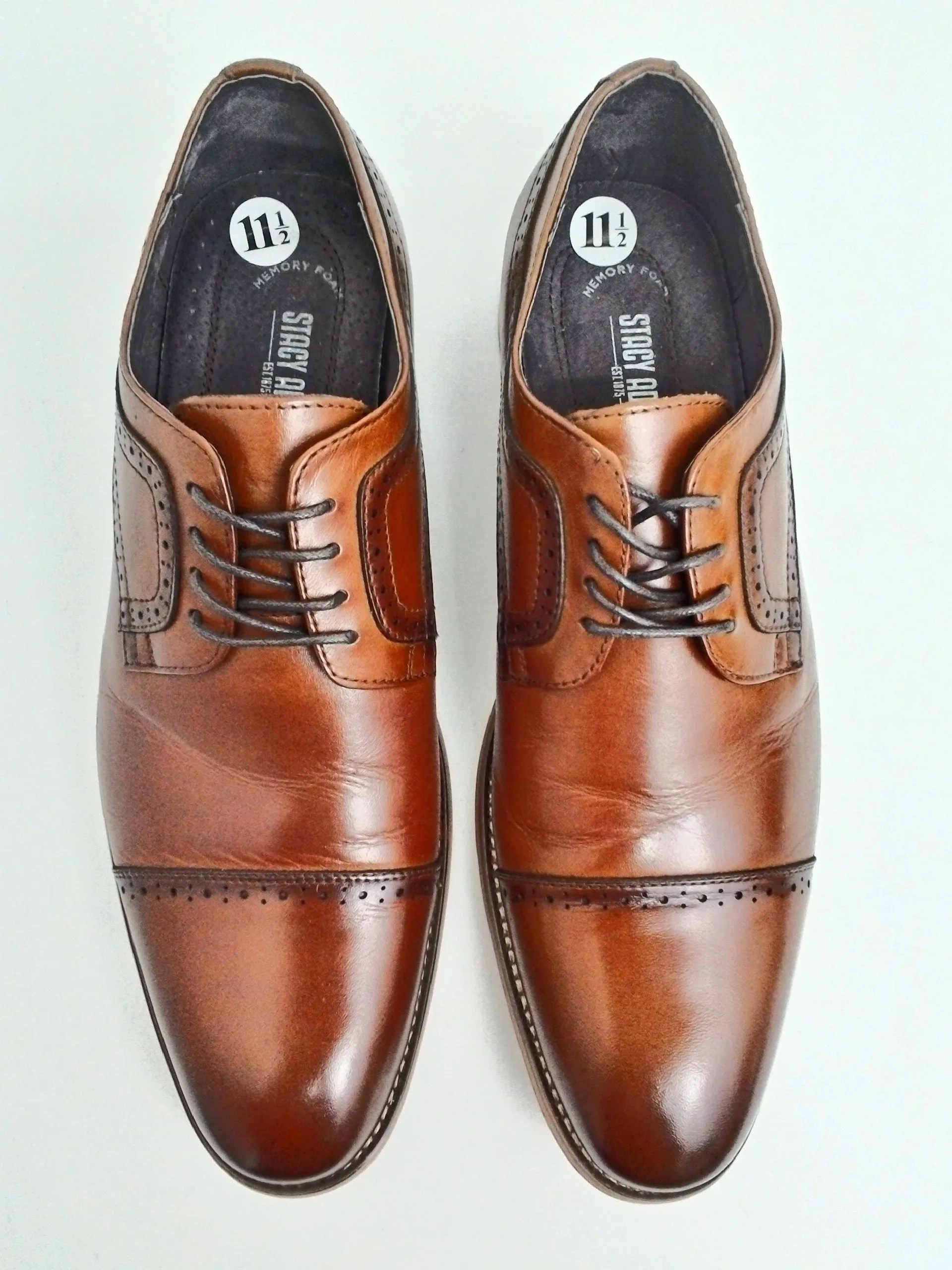 Stacy Adams Women's Brown Leather Oxford Size 11.5
