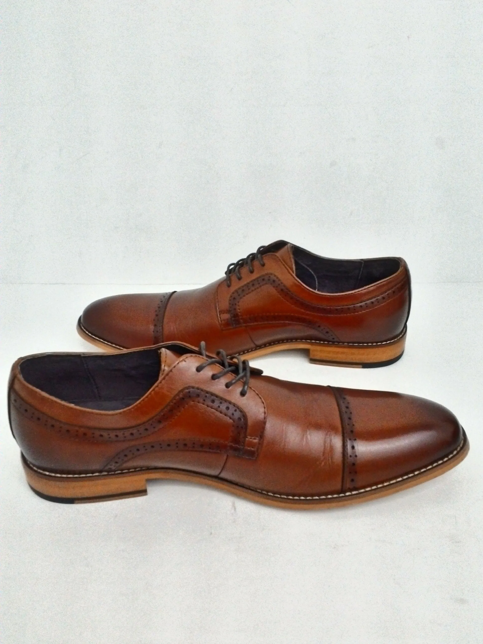 Stacy Adams Women's Brown Leather Oxford Size 11.5