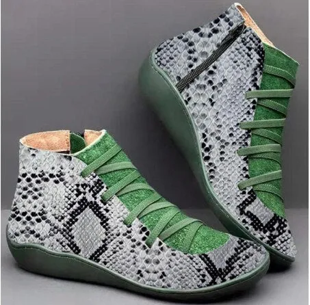 Strappy Vintage Ankle Boots (Styles To Choose From)