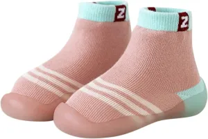 Summer and Autumn Infant Toddler Shoes Stripes Colorblock Children Mesh Breathable Floor Girl Age 6 Shoes