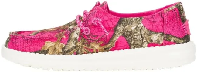 Taffy Pink/Multi Realtree Edge Youth Shoes by HEYDUDE