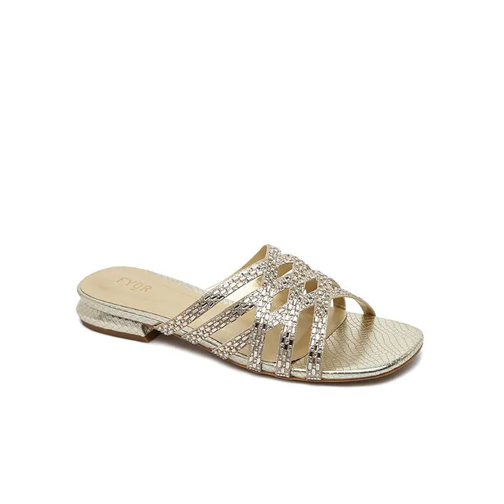 Textured Flat Sandal HL 183