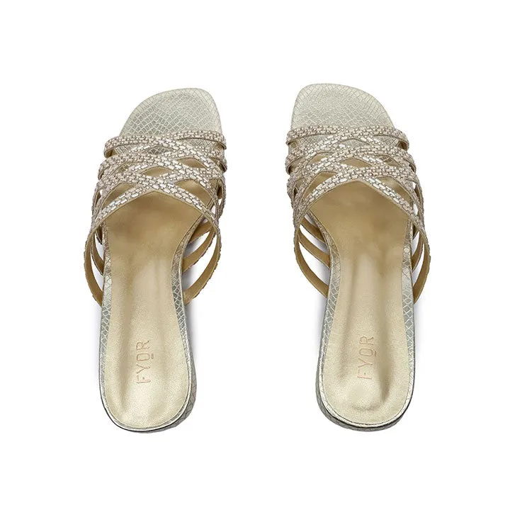 Textured Flat Sandal HL 183
