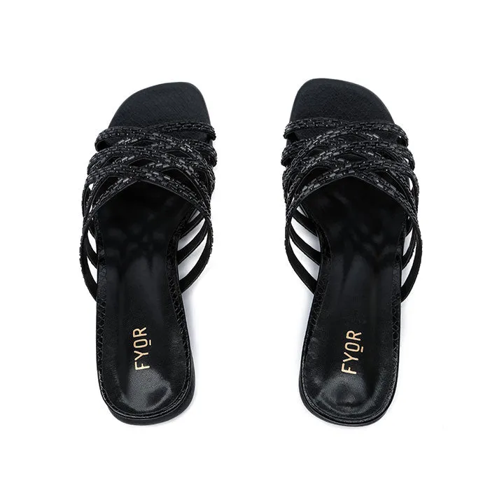 Textured Flat Sandal HL 183