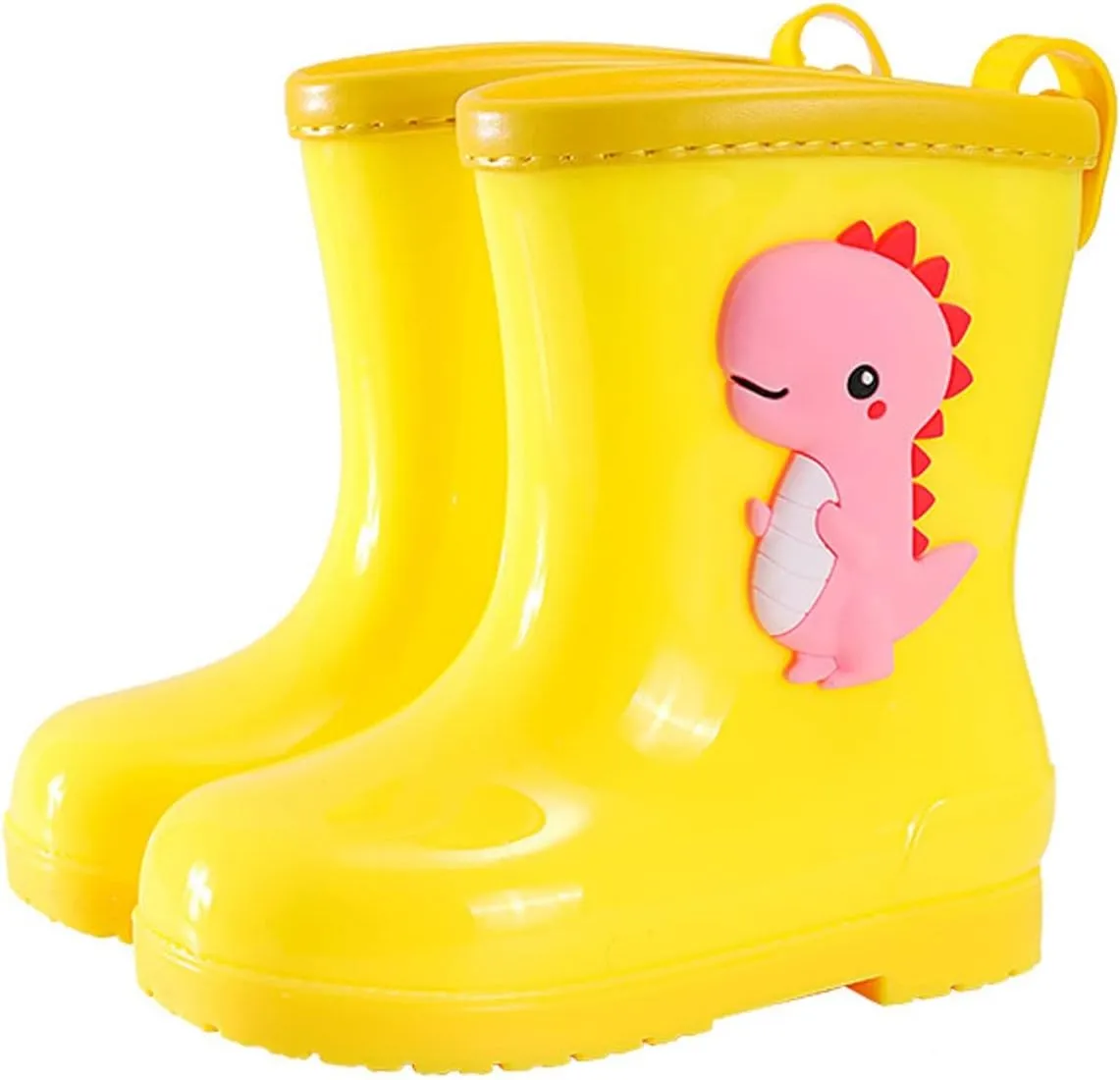 Toddler Dinosaur Rain Boots Little Boys Girls Water Boots Kids' Rainboots Rubber Waterproof Non Slip Infant Girl Shoes